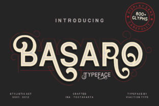 Basaro: The All-Caps Display Font for Timeless Design