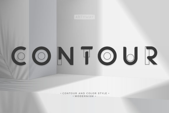 Contour: A Geometric Display Font for Modern Design