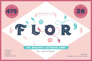 Flor: A Typeface Collection for Elegant Branding