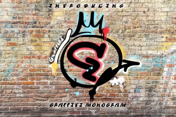 Graffiti Monogram: The Futuristic Display Typeface for Bold Designs