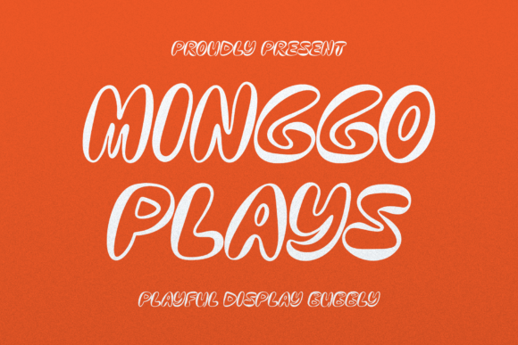 Minggo Plays: A Bubbly Typeface Full of Retro Charm