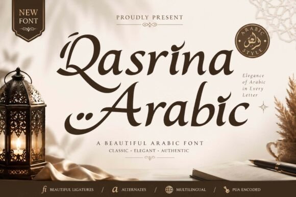 Qasrina Arabic: Where Elegance Meets Modern Typography
