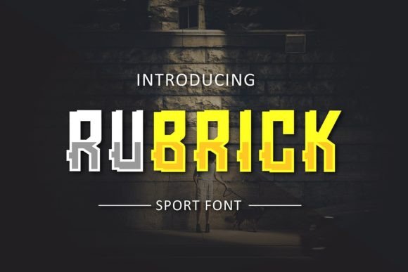 Rubrick: A Modern Display Font for Bold Creators