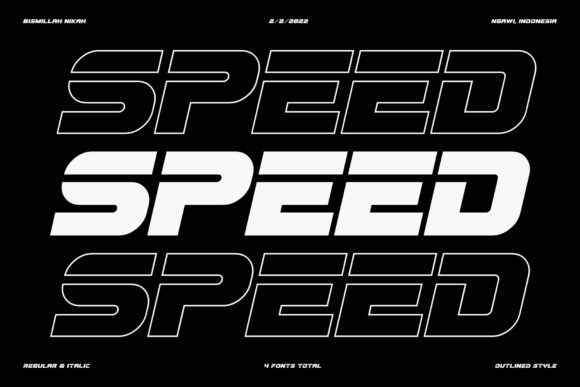 Speed Fez: A Bold Typeface for Impactful Branding
