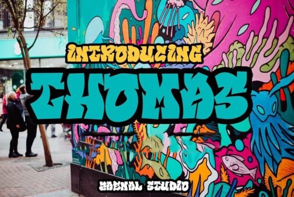 Thomas and Thomas: A Dynamic Grafitti Display Font